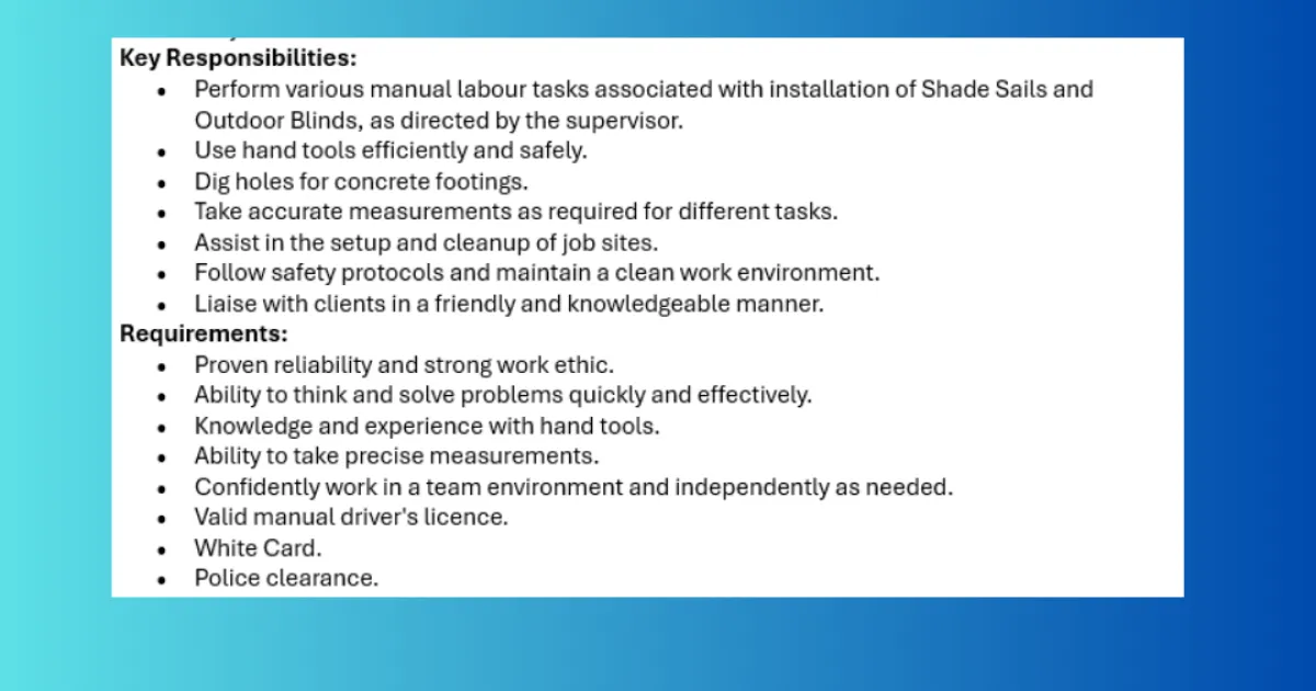 We're Hiring!